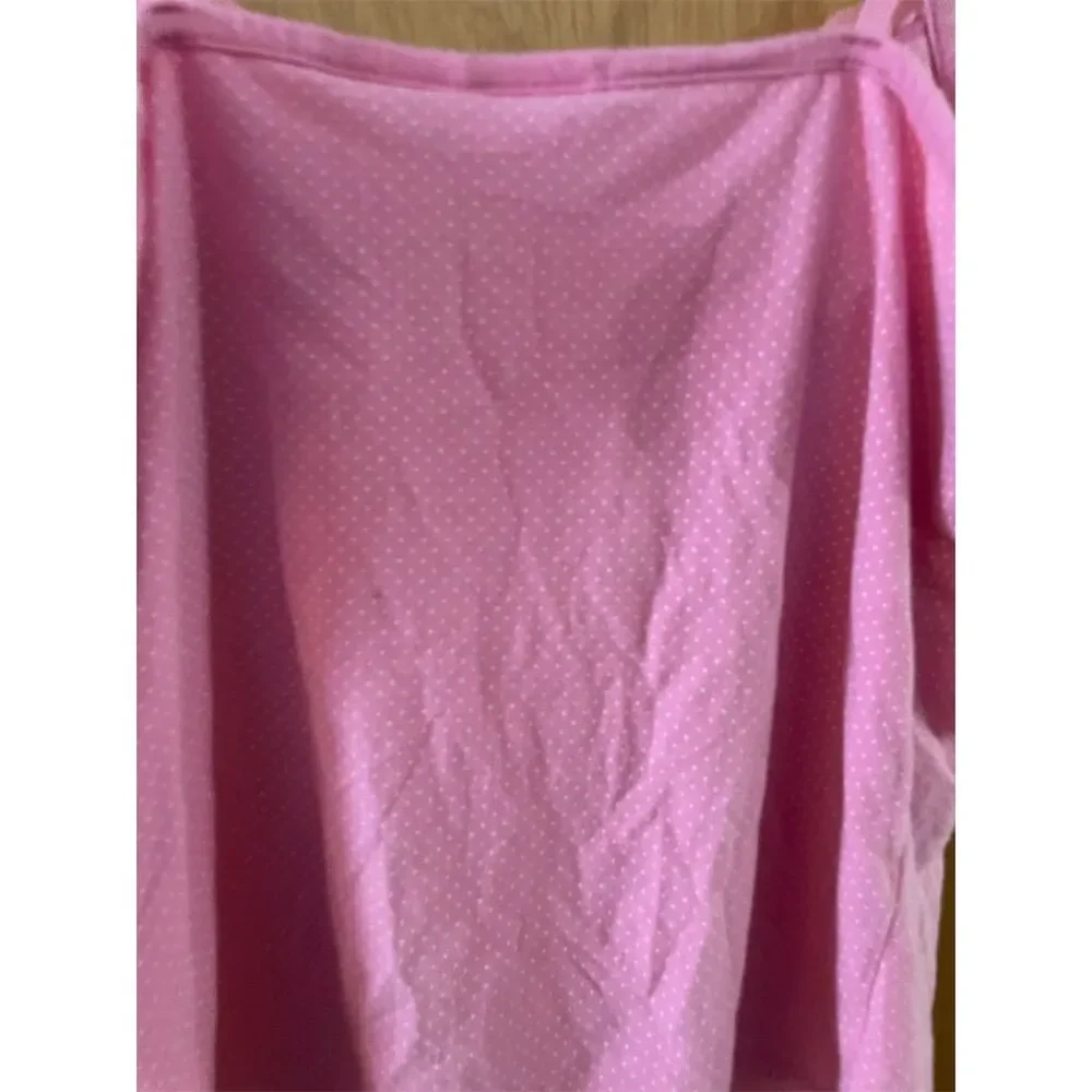 Axcess Juniors XL Pink Polka Dot Lace Cami Top Y2K Vintage Sleeveless - Picture 5 of 5